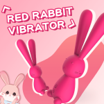 Long-eared Rabbit Silicone G-spot Vibrator - Image 2