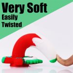 7.08‘’ AIMITEX Gingerbread Man Dildo Suction Cup Manual Masturbator - Image 3