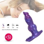 4.9‘’ Remote Control Vibrating Dildo Clit Stimulate Anal Plug - Image 5