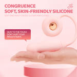 Donut 9 Frequency Vibrating Stretchable Heated Female Vibrator - Image 3