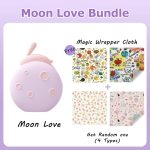 Moon Love Rabbit 2 in 1 Suction Egg Clitoral G Spot Vibrator Set - Image 11