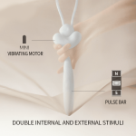 Knot Pulse Vibrator Telescopic Female Masturbator - Image 2