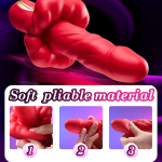 Lurevibe 360° Rotating Bead Telescopic Masturbation Vibrator - Image 3