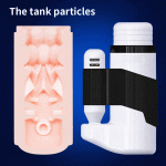 12 Speeds Telescopic Vibrator Realistic Vagina Masturbator Cup For Men - Image 7