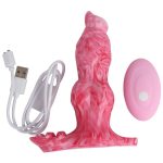 4.9‘’ Remote Control Vibrating Dildo Clit Stimulate Anal Plug - Image 8