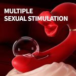 Rose Mucher Lip Biting & Swing Clitoral G Spot Vibrator for Women - Image 3