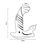 Lurevibe - Telescopic Prostate Massager For Men And Women Double Shock Masturbation G-spot Vestibule Anal Plug Sex Toy Wholesale - Image 9