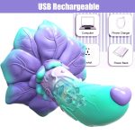 6.3‘’ AIMITEX Rose Silicone Dildo Anal Plug Alien Cute Penis - Image 3