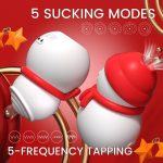 Christmas Snowman Sexual Stimulator 3 Speed And 2 Frequency Vibration Modes Semen Locking Functions - Image 3