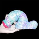 7.48‘’ Colorful Soft Mushroom Head Silicone Artificial Dildo - Image 9