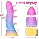 5.7‘’ Super Soft Luminous Fantasy Dildo - Image 5