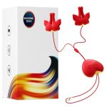 Butterfly Vibrating Neck-hanging Nipple Clamp Sexual Pleasure Tool - Image 3