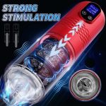 Lurevibe - Strong stimulation Innovative Motors Telescoping LCD Display Masturbator - Image 4