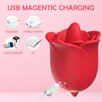 Lurevibe -Rose Toys Nipples Clitorals Stimulator With Tongue For Women - Image 5