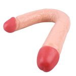 18.11‘’ Double-Ended Soft Silicone Simulated Anus Masturbation Dildo - Image 10