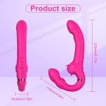 Lurevibe - 3-in-1 Rose Clit Stimulator Dual Motor Shock Panty Vibrator - Image 7