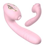 Lurevibe - Sucking Vibration Telescopic Vibrator Female Erotic Masturbation Device Adult Products - Image 2