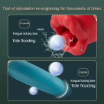 Lurevibe - 3 In1 Big Mouth Sucking Tongue Licking Vibrator & Thrusting Bullet Vibrator - Image 4