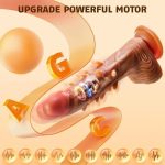 6.5‘’ 3 Thrusting & 9 Vibration G Spot Anal Stimulation Heating Dildo - Image 3