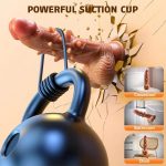 6.5‘’ 3 Thrusting & 9 Vibration G Spot Anal Stimulation Heating Dildo - Image 4