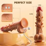 6.5‘’ 3 Thrusting & 9 Vibration G Spot Anal Stimulation Heating Dildo - Image 6