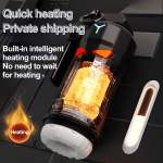 Lurevibe - High Explosive Grenade Aircraft Cup Telescopic Vibration Heating Male Masturbation Device - Image 5