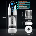 Lurevibe - 3-in-1 Thrusting Rotating Sucking Deep-throat Male Masturbator - Image 5