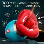 Lurevibe - 3 in 1 App Remote Control Big Mouth Vibrator With 360° Tongue Licking & Sucking & Vibrating - Image 4