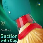 Lurevibe 4 IN 1 Rose Sex Toy Adult Toys Licking Vibrater with 10 Mouth Kissing Vibrations - Image 4