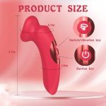 G Spot Vibrator Sucking Vibrator 10 Vibration Modes and 10 Kissing Modes - Image 7
