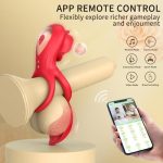 Lurevibe - Cock Ring with Rose Clitoral Stimulation - Image 7