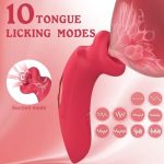 G Spot Vibrator Sucking Vibrator 10 Vibration Modes and 10 Kissing Modes - Image 3
