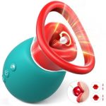 Lurevibe 4 IN 1 Rose Sex Toy Adult Toys Licking Vibrater with 10 Mouth Kissing Vibrations - Image 3