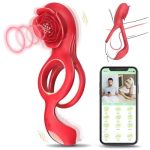 Lurevibe - Cock Ring with Rose Clitoral Stimulation - Image 2