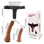 6.69‘’ Yeain Wearable Double-headed Thrusting Dildo Vibrator For LGBT - Image 11