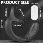 Remote Penis Vibrator Ring Prostate Massager Vibrating Cock Ring Sex Toys for Men - Image 3