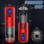 Lurevibe - Strong stimulation Innovative Motors Telescoping LCD Display Masturbator - Image 7
