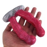 4.13‘’ Double Ended Silicone Dildo Shaped Anal Plug - Image 3