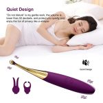 10-Speed Multifunctional Interchangeable Head Vibrating Wand - Image 5