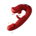 Rose Muncher Tapping G-Spot Vibrator Tongue Clitoral Stimulator - Image 5