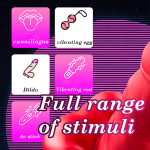 Lurevibe 360° Rotating Bead Telescopic Masturbation Vibrator - Image 5
