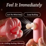 2 In 1 Tongue Licking Sucking Vibrators For Women - Image 3