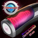 Lurevibe - Heating Piston Airplane Cup Electric Telescopic Full-automatic Masturbator Cup - Image 7