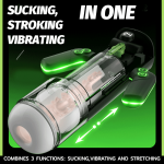Handle - Controlled Male Masturbation Cup 9 - frequency telescopic movement Sucking Vibration - Image 4