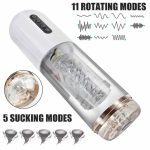 10-Frequency Rotating 10-Frequency Retractable Male Masturbator - Image 6