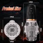 Gawk Gawk 5000 Sucking & Vibrating Transparent Male Masturbation Cup - Image 4