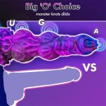 8.86‘’ Monster Dildo Fantasy Horse Dildo With 2 Big Knots And Strong Suction Cup - Image 2