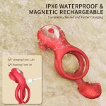 Lurevibe - Cock Ring with Rose Clitoral Stimulation - Image 4