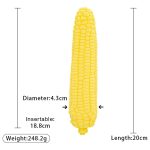 6.1‘’- 7.87‘’ Vegetable Shaped Silicone Dildo Anal Plug - Image 4