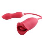 Lurevibe - Rose Muncher Scarlet Rose kiss 3-in-1 Bitting & Thrusting Vibrator - Image 5